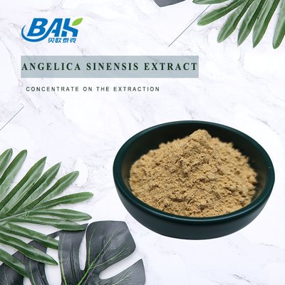 อาหารเสริมเสริมระบบภูมิคุ้มกัน คุณภาพดี HALAL สารสกัดจากแอนเจลิกาจีน Dong Quai Root Powder 80 Mesh