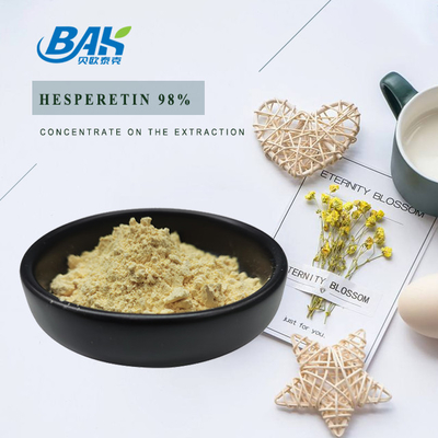 ราคาดีที่สุด โรงงาน ขายปลีก Hesperetin 98% อาหารเสริมเสริมภูมิคุ้มกัน CAS 520-33-2