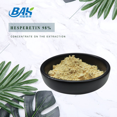 ราคาดีที่สุด โรงงาน ขายปลีก Hesperetin 98% อาหารเสริมเสริมภูมิคุ้มกัน CAS 520-33-2