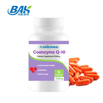 100mg โคเอนไซม Q10 ขนาดผง สําหรับขวดที่กําหนดเอง มีอายุการใช้งาน 36 เดือน