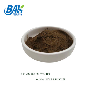 0.3% Hypericin St John'S Wort Brown Powder 100％ ผ่าน 80 Mesh