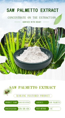 25% 45% Saw Palmetto Extract กรดไขมัน Cas 84604-15-9