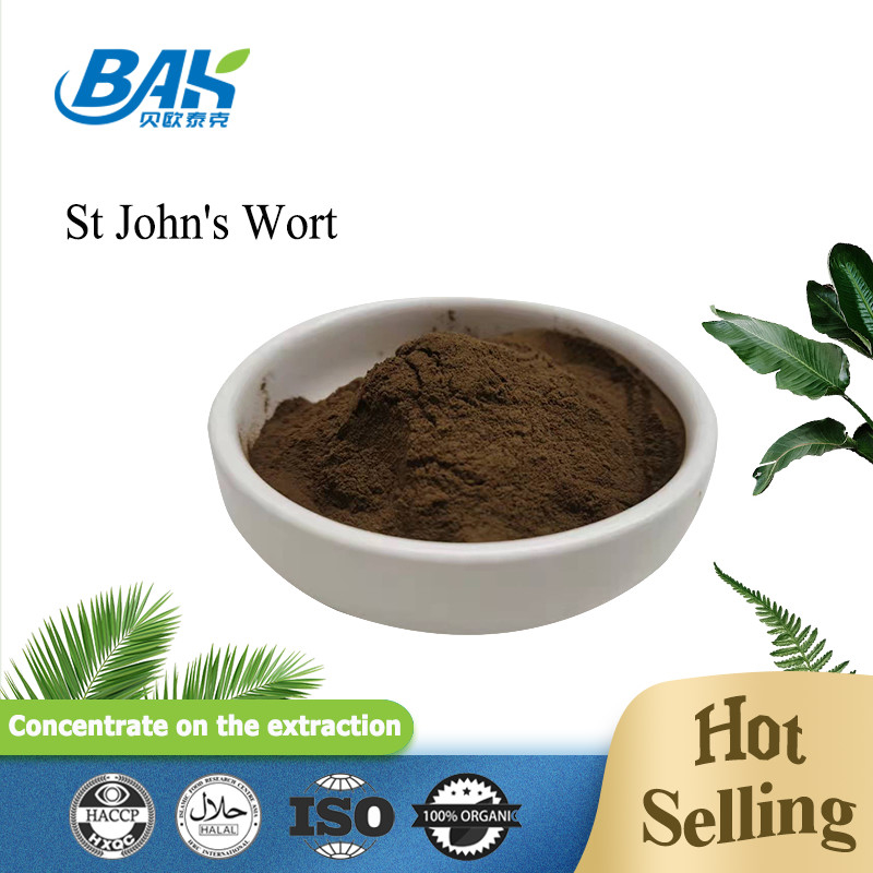 0.3% Hypericin St John'S Wort Brown Powder 100％ ผ่าน 80 Mesh